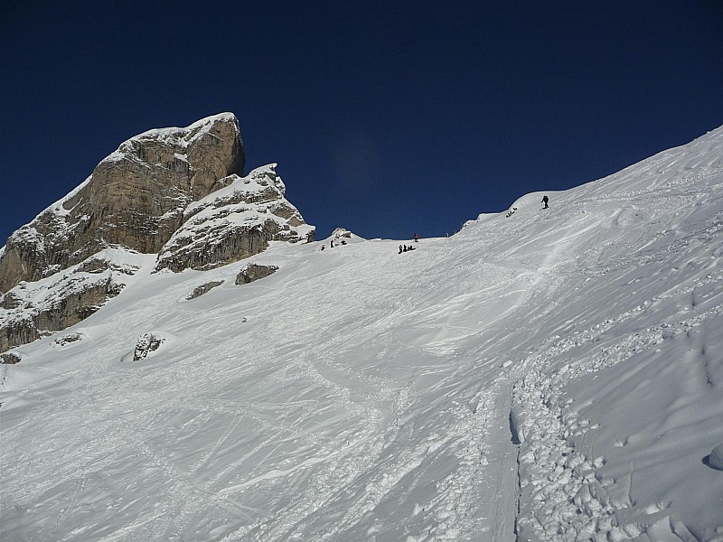 Col de Tulle : Juste sous le col, parmi la dizaine de randonneurs du moment !