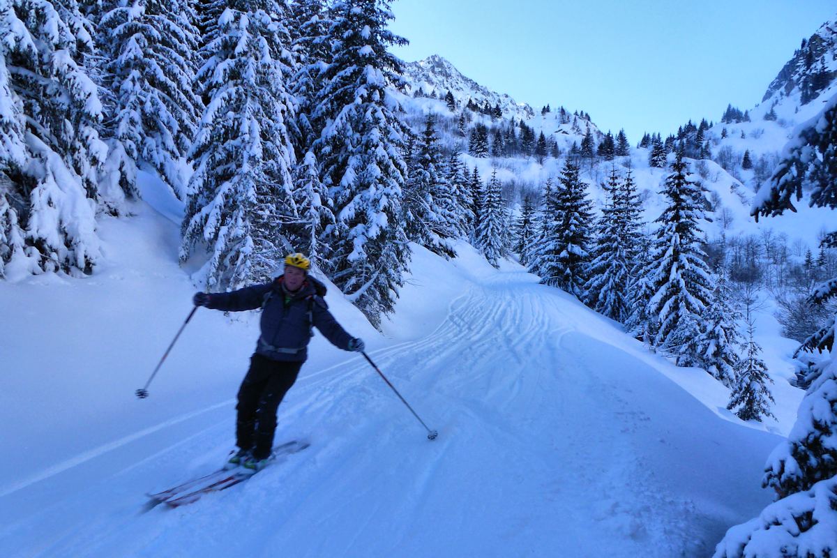Aux abords de Léchaut : Ambiance hivernale.