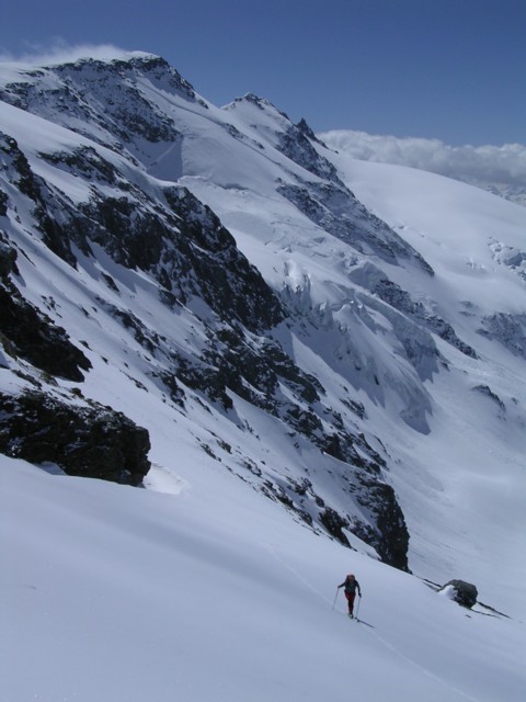 A la montée : La pointe du génépy en toile de fond