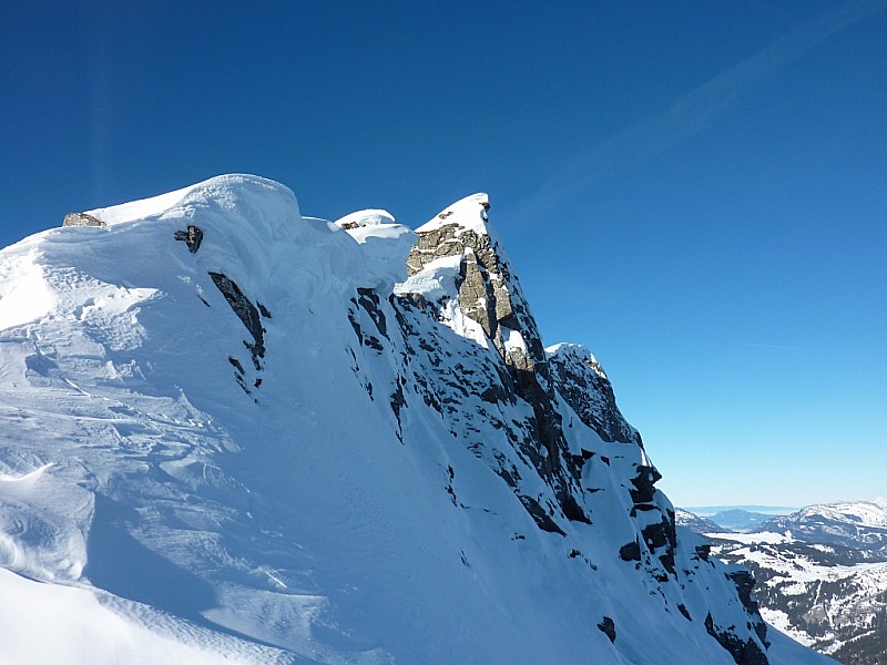 Col des Porthets : Corniches