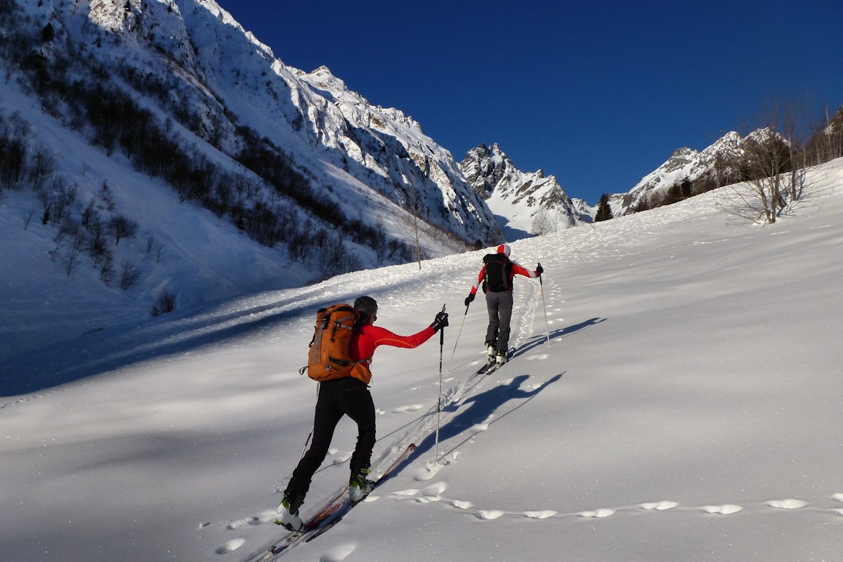 Combe des Roches : Patrick imprime le rythme.
