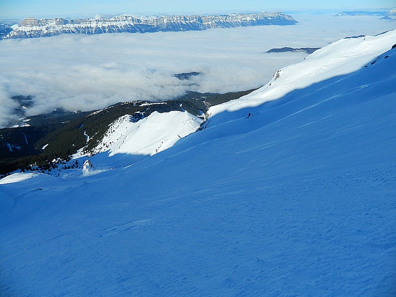 dent de bédina : bonne descente neige agréable a skier