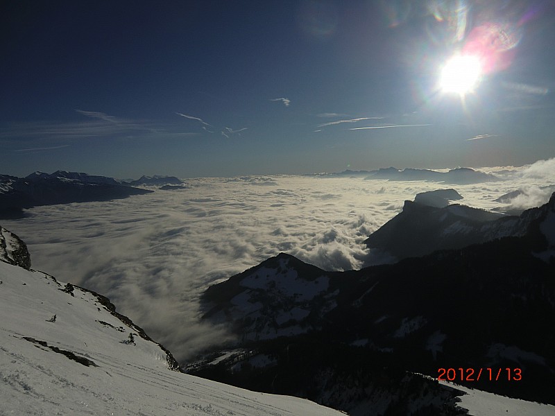 vue sur grenoble : depuis le pas de l'oeille