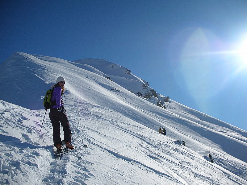 Col Sud Est : Perrine en termine ....