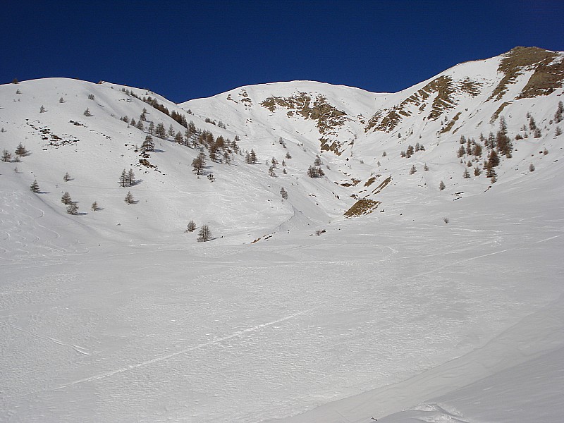 face SE : vue générale de la face