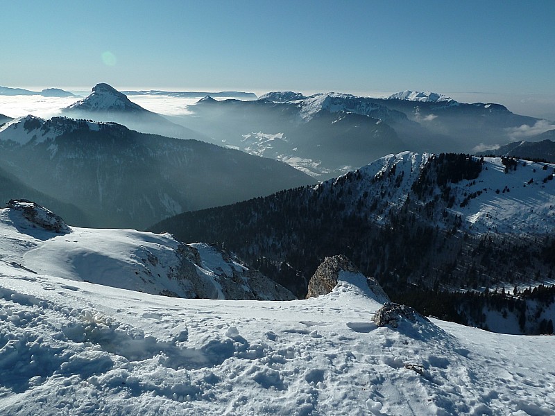 De la Lance Sud : Pravouta, Arguille, Chamechaude... tant de belles montagnes