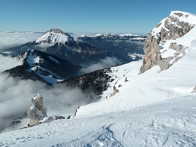 Montée à la Dent : Bec Charvet, Chamechaude