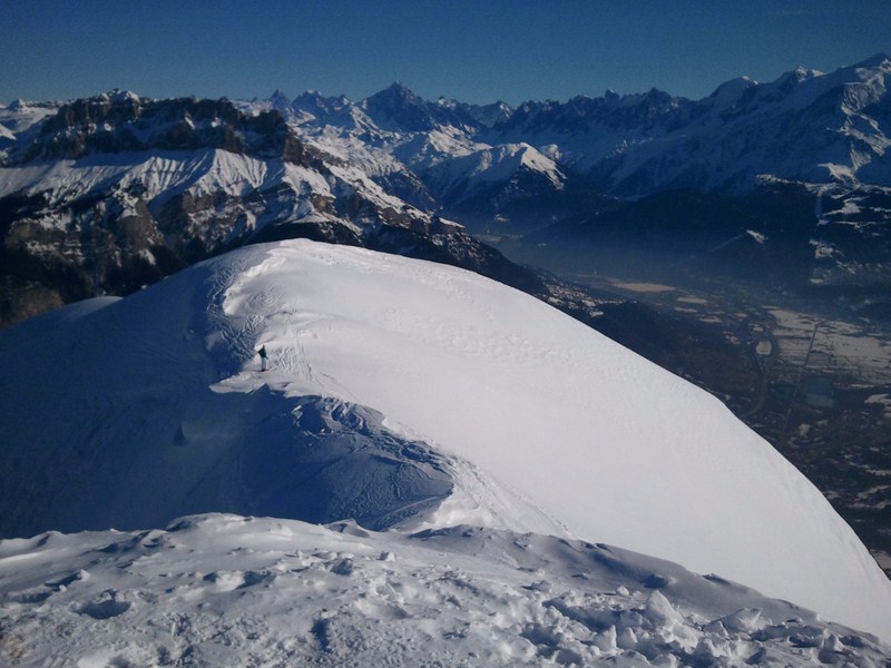 Vue du sommet : côté Fiz