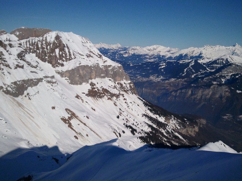Vue du sommet : côté Areu