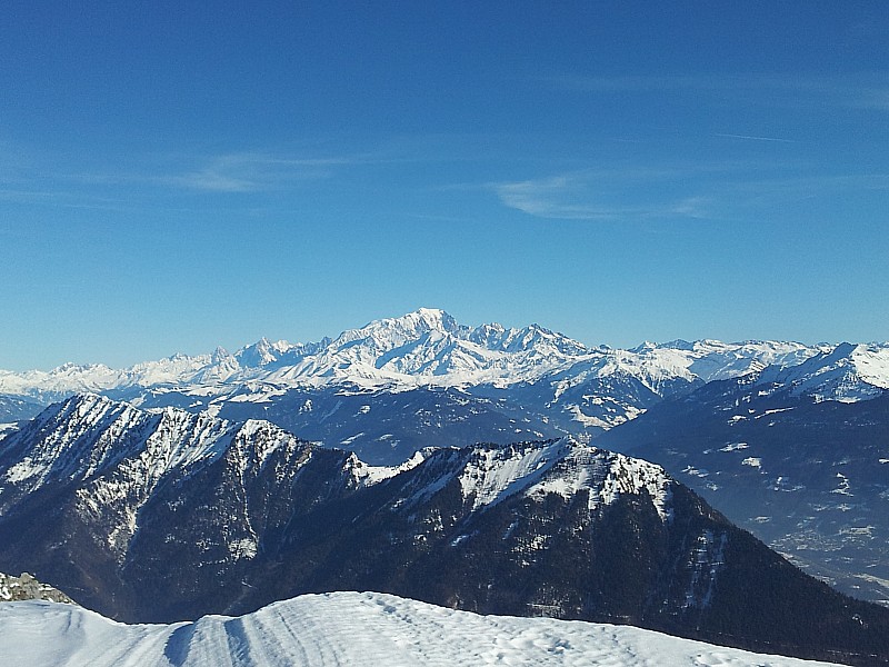 Vue sur le Mt Blanc : Vue toujours aussi jolie
