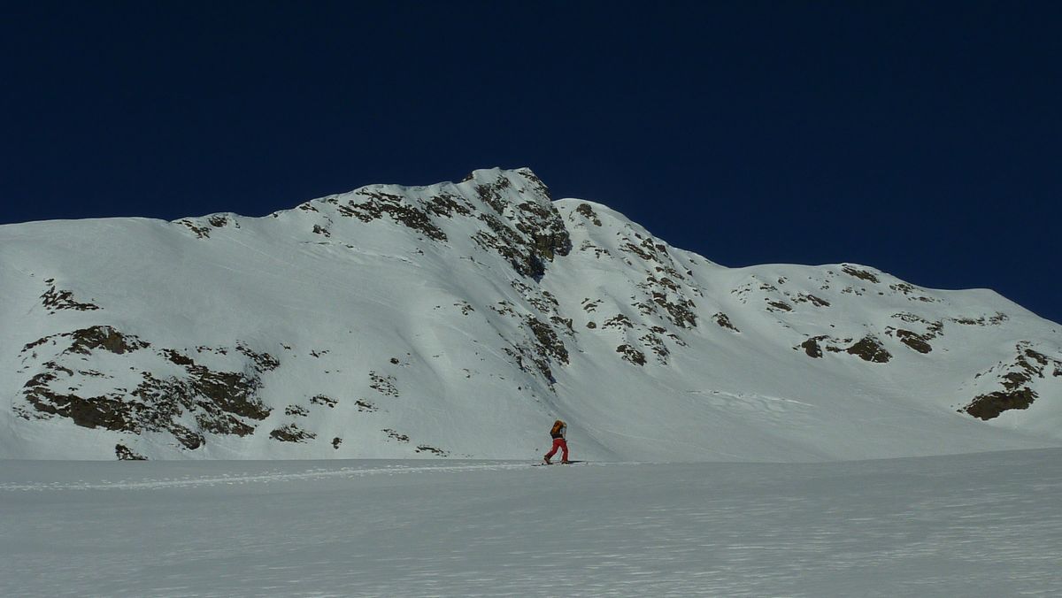 Pointe de Lavouet : Delle est remontée comme une pendule pour aller là haut...