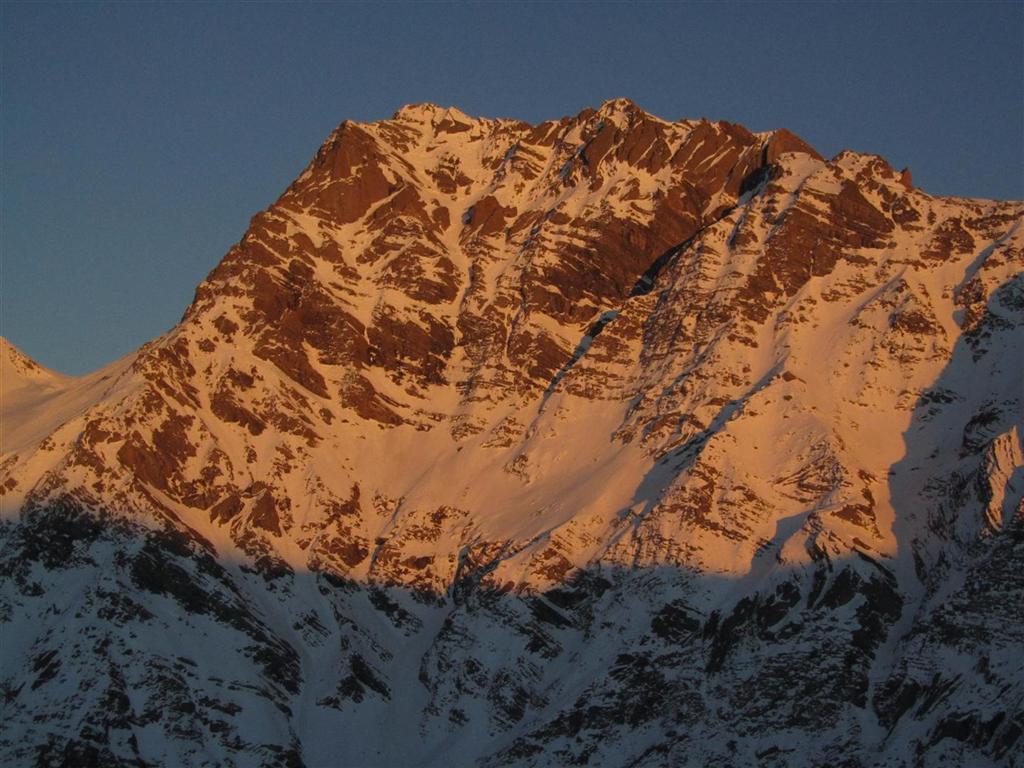 à la descente : crépuscule sur les Rougnoux