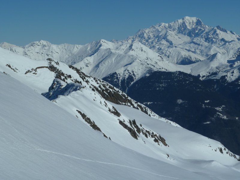 Mont Blanc : 3000m au dessus du col de La Bathie