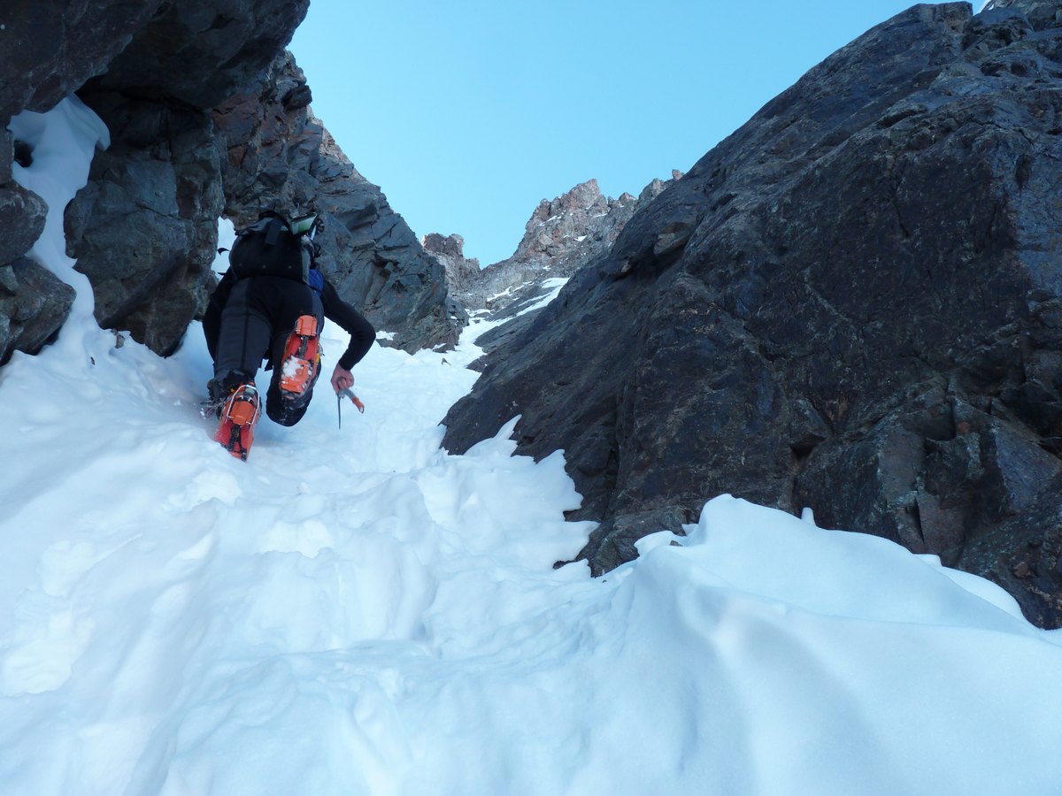 Passage du retrécissement : Ca ne passera pas en skis