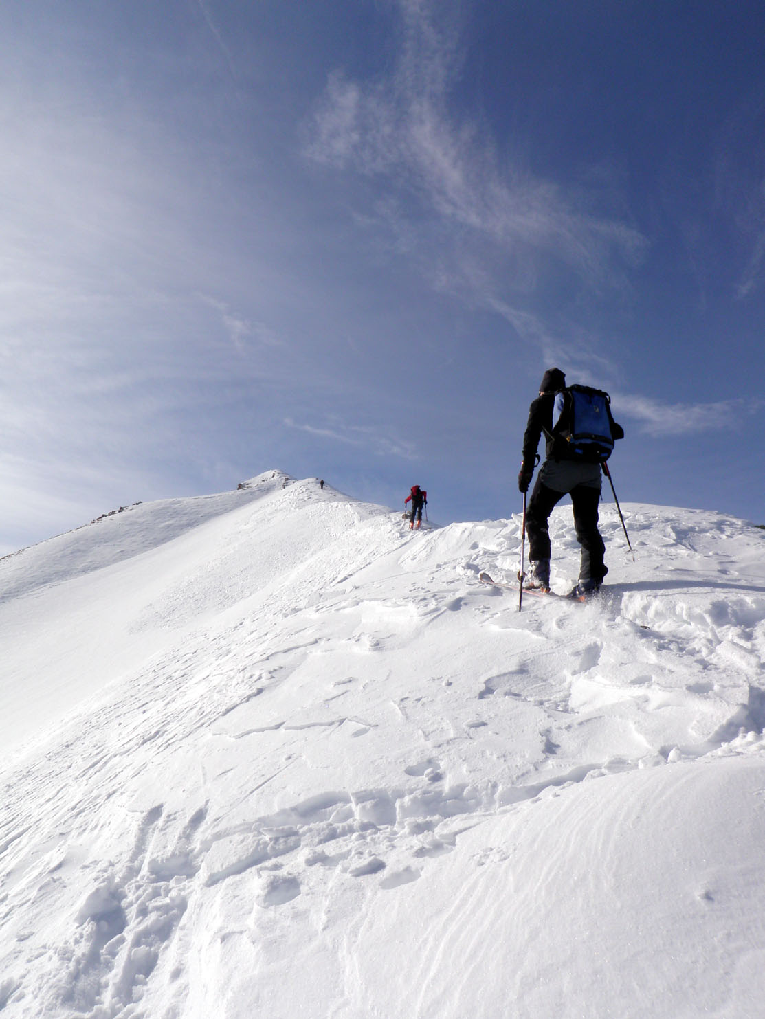 Tête de Chante-Perdrix : crêtes pour accéder au sommet