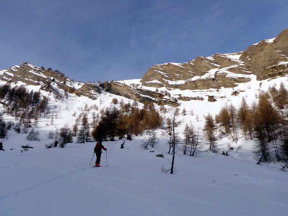 Tête de Chante-Perdrix : Arrivée sous le verrou