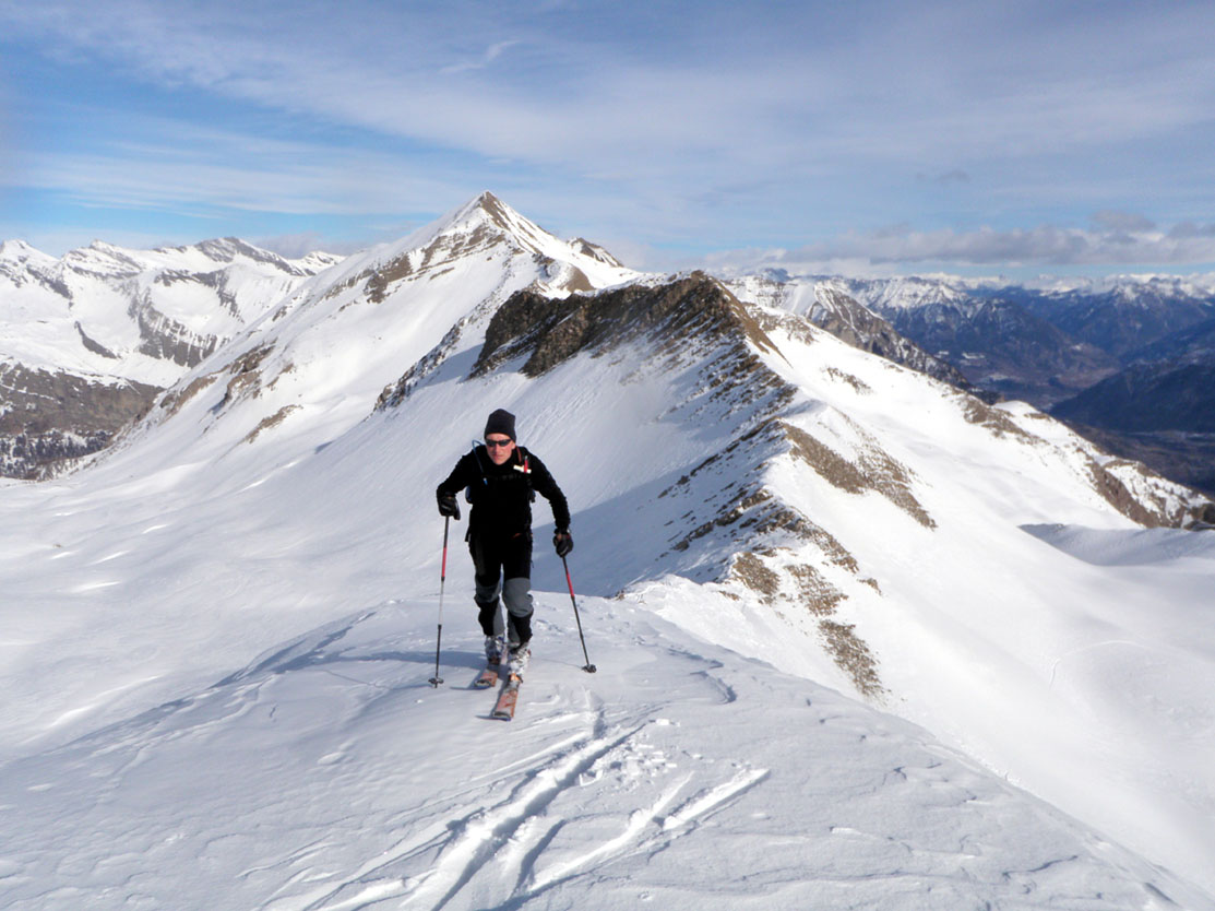 Tête de Chante-Perdrix : L'hivernet et Soleil boeuf derrière