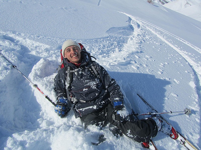 Buche : Quel bonheur la rando, Erwann!