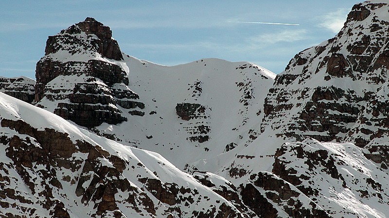 2750m : le départ du Couloir N de Pte Cote de l'Ane