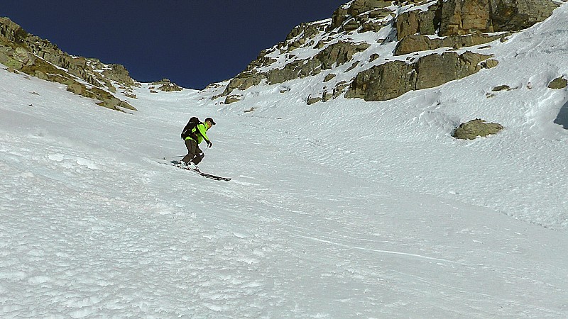 2600m : couloir en bonnes conditions
