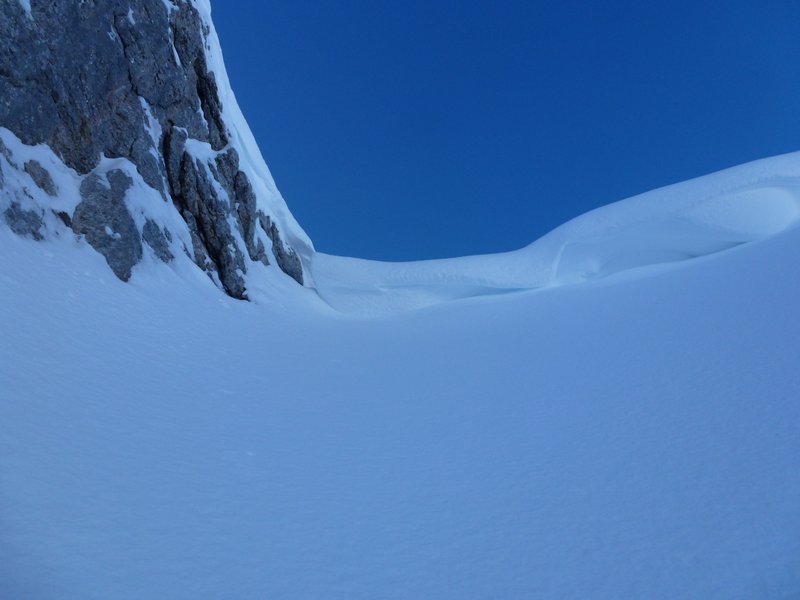 Mt Rachais : Corniche de sortie