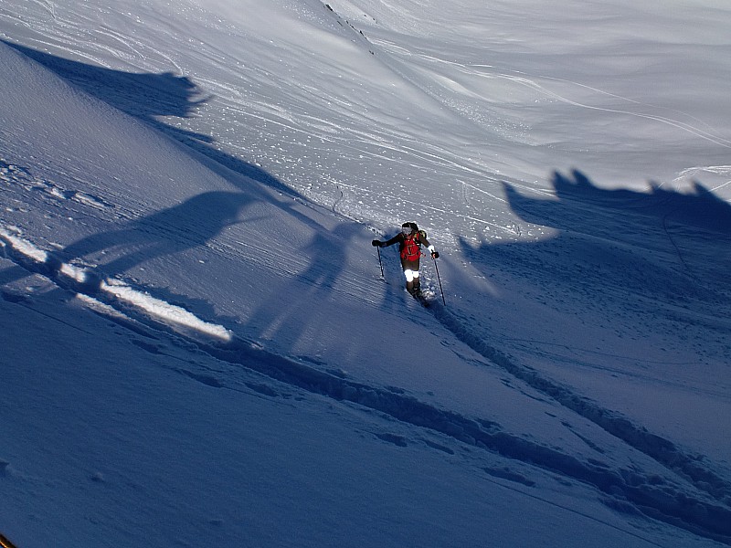 pointe des arangles : Arrivée de Lolo tout brillant