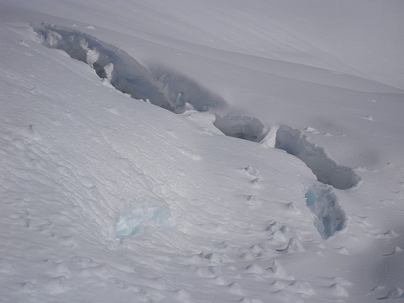 pointe des arangles : quelques reptations  sous le Glais rouge