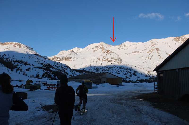 Départ : Vue de la ferme des Coutières.
