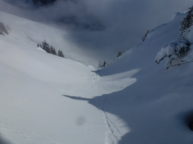 Pte d'Uble : Couloir E