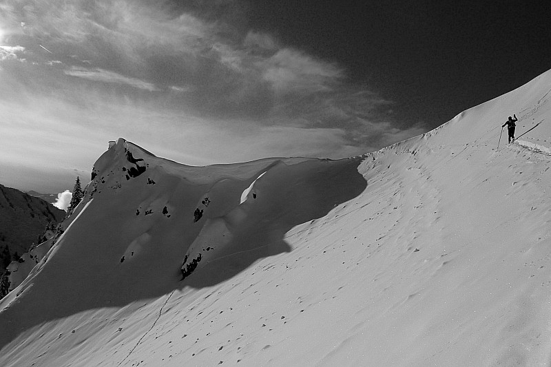 Tour du roc d'enfer : Xavier toujours à la trace