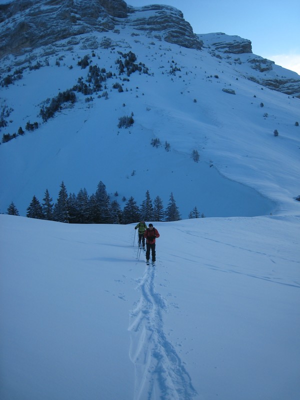 Montée vers Pravouta : et sous la dent