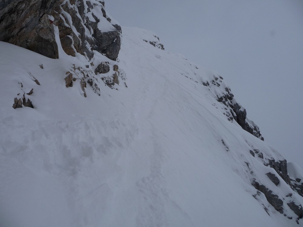 traces : le bas de la rampe