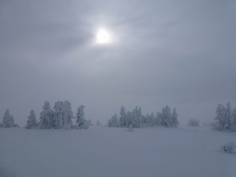 Sous Dine : Paysage d'hiver à Sous Dine