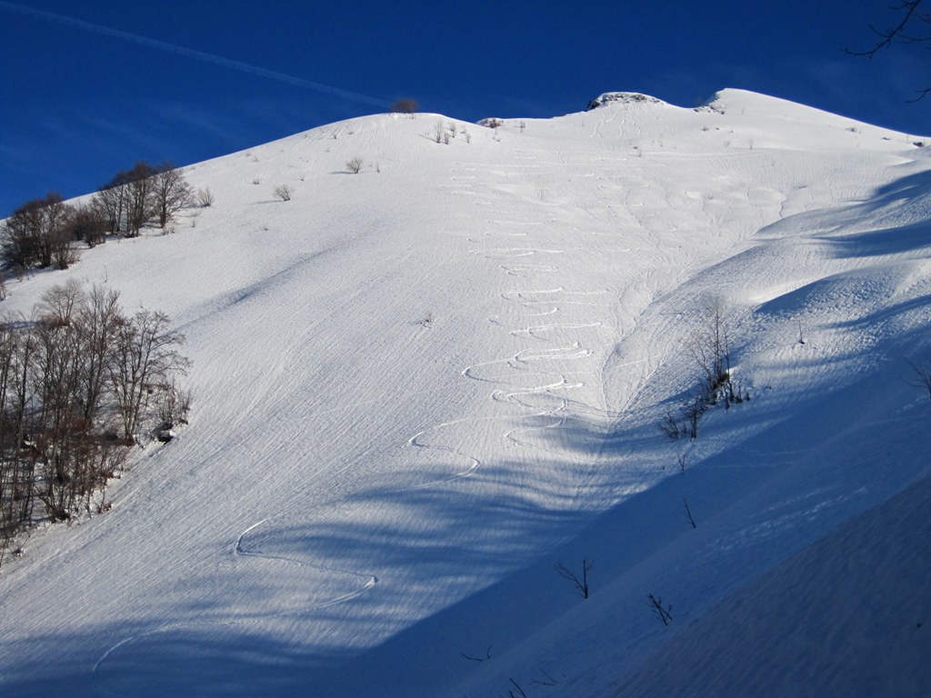 combe Ouest sous 1836 : Photo prise de 1450m (pour illustrer le commentaire de jppp)