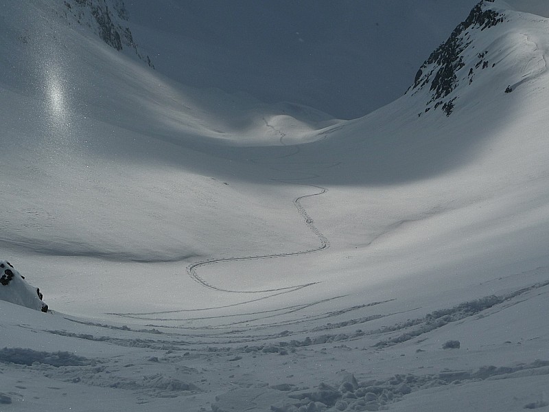 Pertuis : Trace de montée au col de Morétan