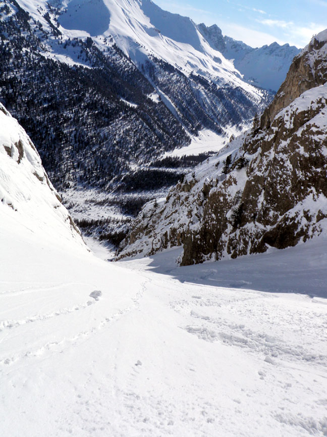 Couloir du Petit Puy : Perspective