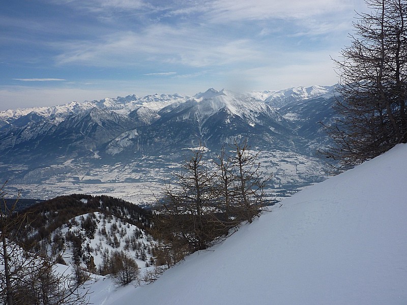 #5 vers le sud est : vallée de crévoux à droite vers le sud est : vallée de crévoux à droite