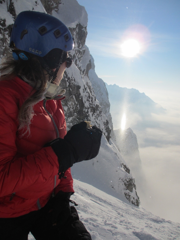 Arrivée au soleil : Col du Pertuis
