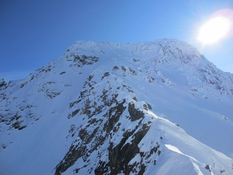 Couloir N : Pointe du Gleysin.
