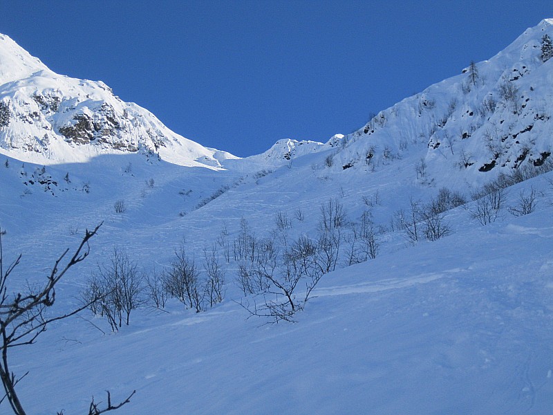 combe de la vogealle : Une vue d'ensemble de la combe. Il y a de la place