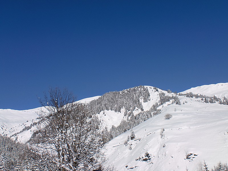 mont jovet : montée sur la croupe de droite