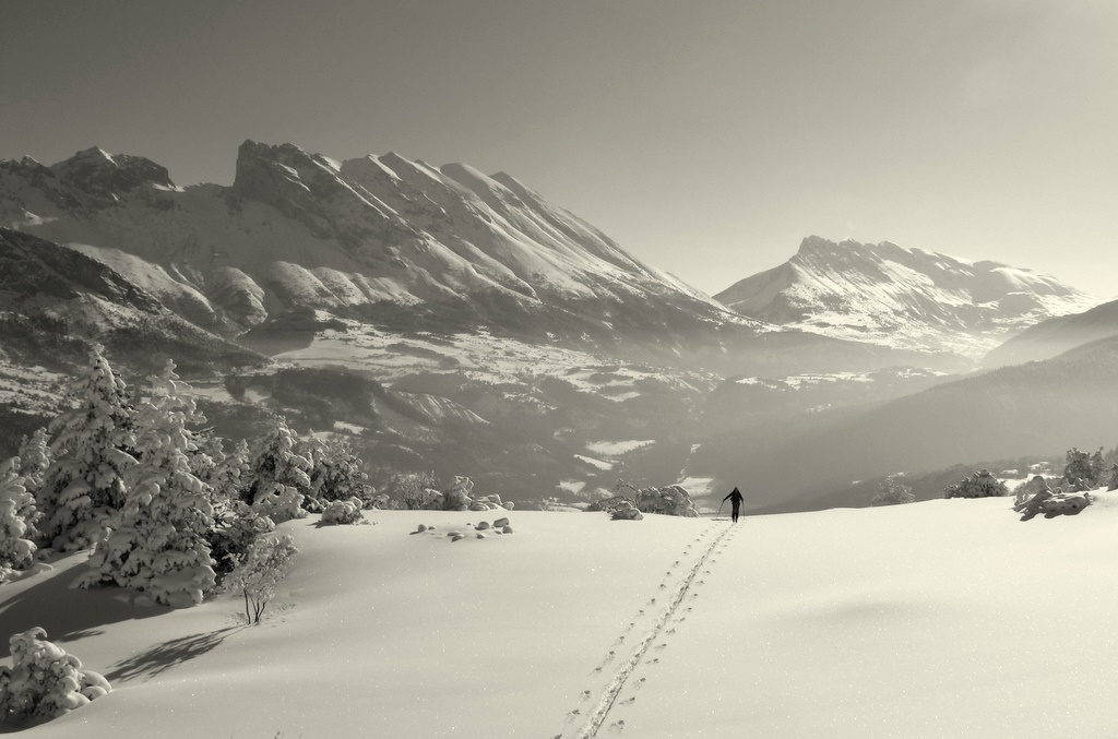 La Montagne de Faraut en fond