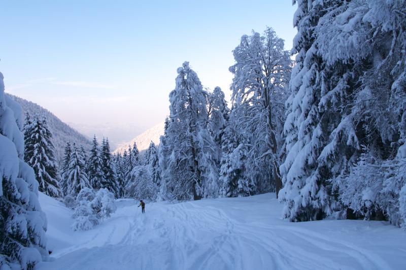la combe : glaciale mais skiable et ludique