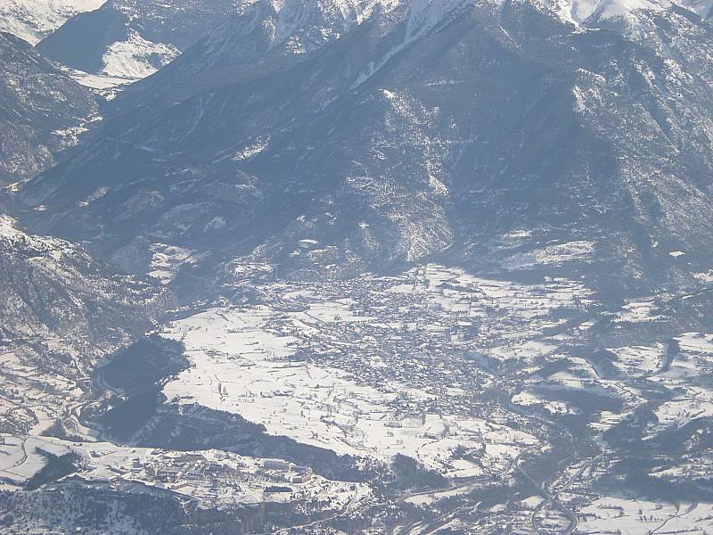 Mont Dauphin et Guillestre : On voit bien le relief