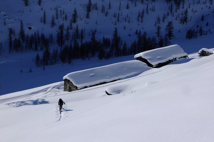 Alpe Nannaz : Au soleil, on oublie vite les -20°C