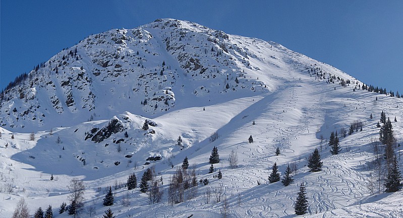 Vue d'ensemble- Gdes Buffes NW : Belle face