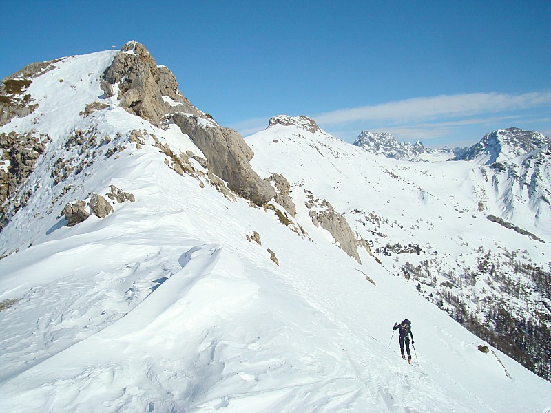 Sur la Crête sous le Sommet : David en termine...