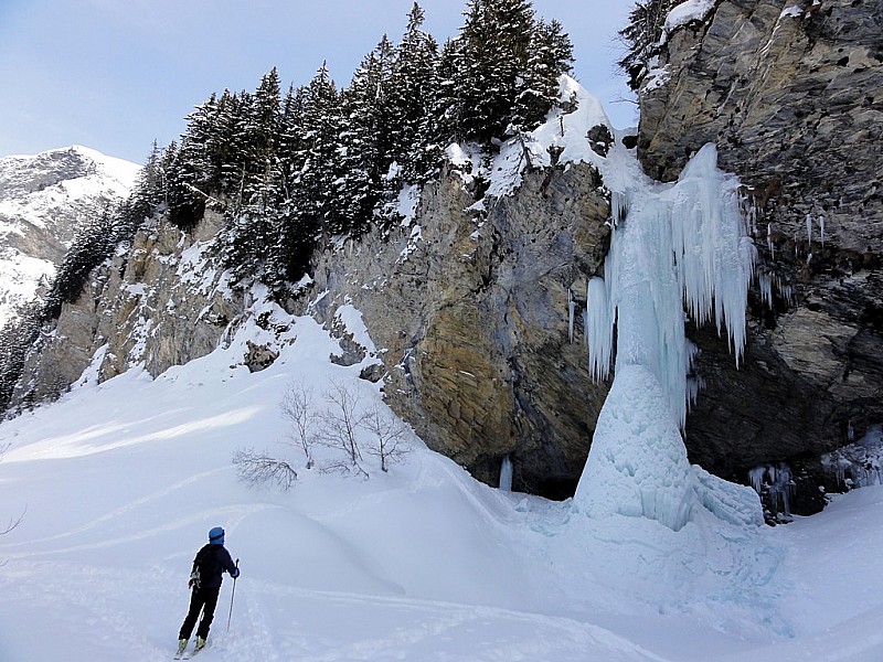 Cascade : sur la route de St Guérin