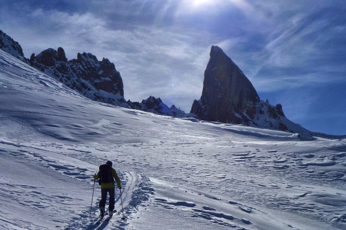La Pierra Menta : Vue sur le versant Nord.