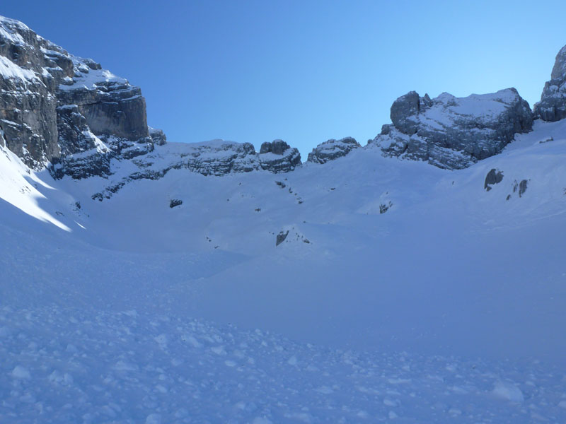 le haut de la combe de Chombas